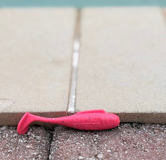 3” Paddle Tail Flamingo Pink 5 Pack Limited Batch