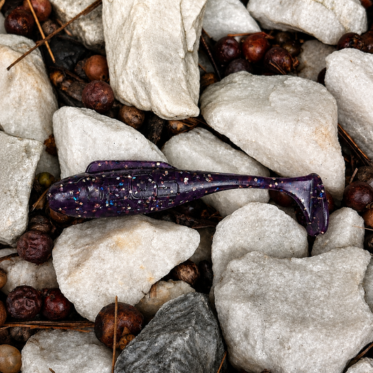 3” Paddle Tail Midnight Purple 5 Pack